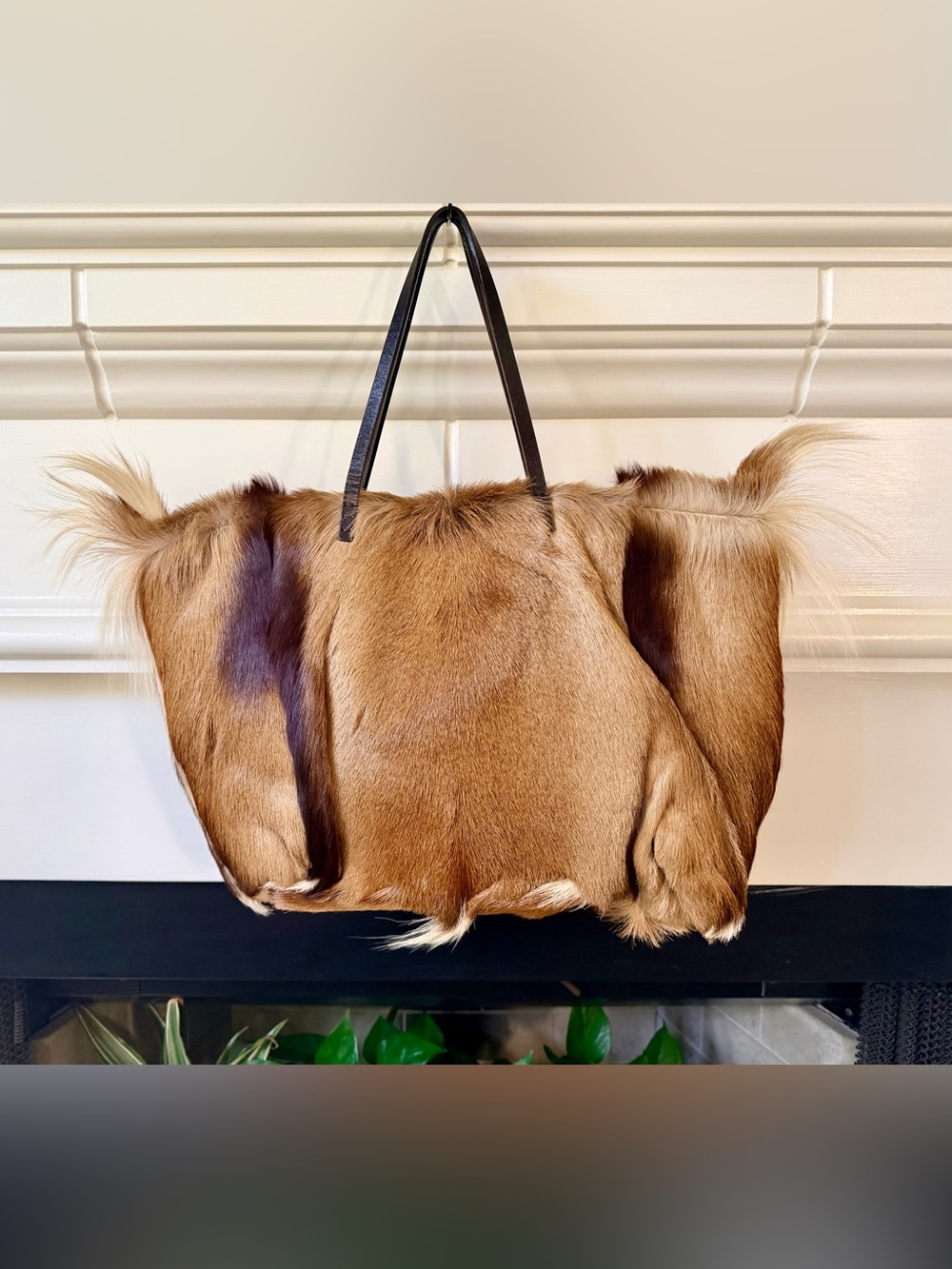 FENDI | Vintage Real Gazelle Fur Tote Bag
